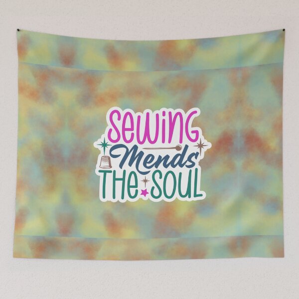 Item preview, Sewing Mends the Soul graphic designed and sold by LinaVP.