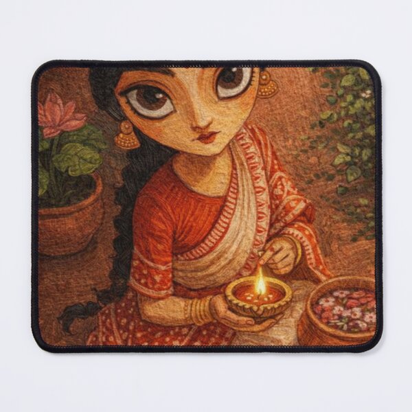 Item preview, Girl Holding Lamp designed and sold by daxerovil.