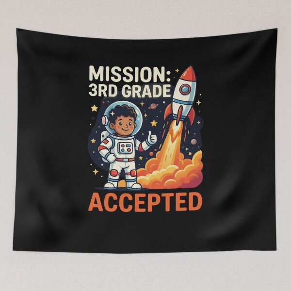 Item preview, Mission: 3rd Grade Accepted Back To School Student designed and sold by FormalDehyena.