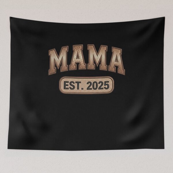 Item preview, Mama Est. 2025 New Mom Expectant Mother Pregnancy Announcement designed and sold by FormalDehyena.
