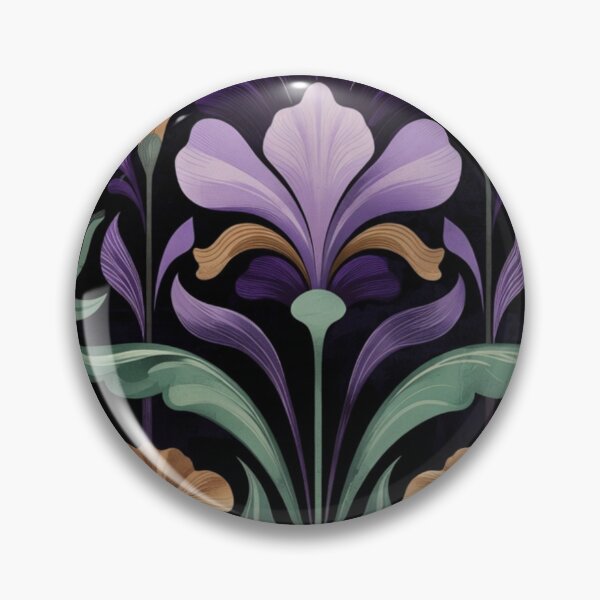 Item preview, Art Deco Flowers designed and sold by CharmingFlowers.