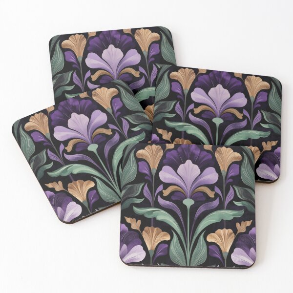 Item preview, Art Deco Flowers designed and sold by CharmingFlowers.