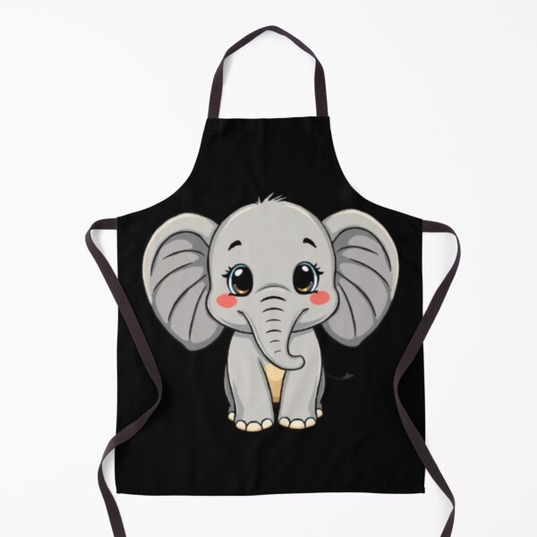 Item preview, Cute Elephant Big Eyes | Kawaii Baby Elephant Design | Gift for Animal Lovers designed and sold by SOLIORA  ATELIER.