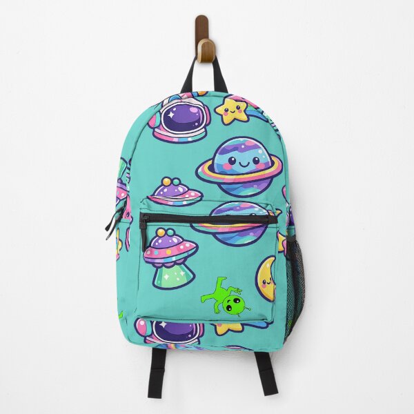 Item preview, Colorful Space Adventure Kids Sticker Pack – Cute Kawaii Water Bottle Design designed and sold by Black Signal.