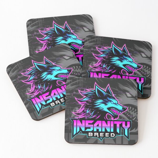 Item preview, insanitybreed - Neon Wolf Rage designed and sold by INSANITYBREED.