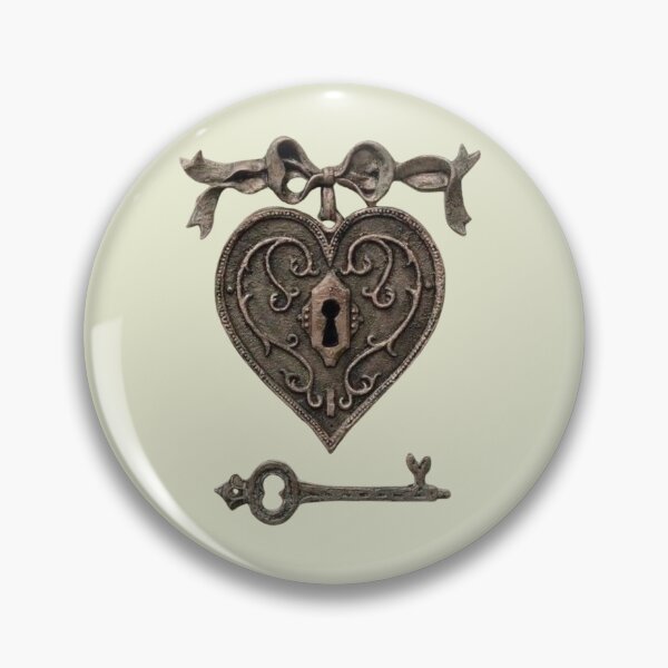 Item preview, Vintage Heart with key designed and sold by DhriegoStudio.