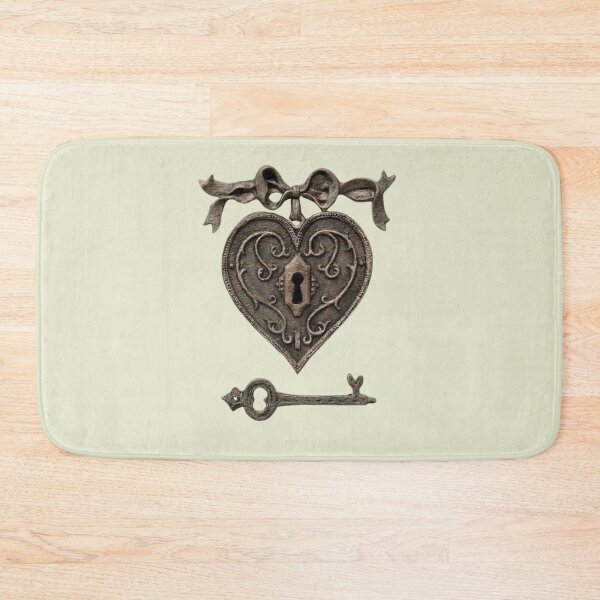 Item preview, Vintage Heart with key designed and sold by DhriegoStudio.