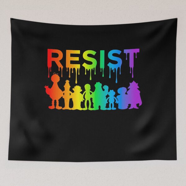 Item preview, Resist LGBTQ Pride Social Justice Classic Characters designed and sold by FormalDehyena.