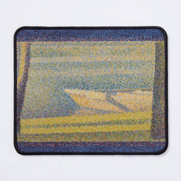 Item preview, Moored Boats and Trees by Georges Seurat: Neo Impressionist Pointillist Poster designed and sold by artofuniverse.