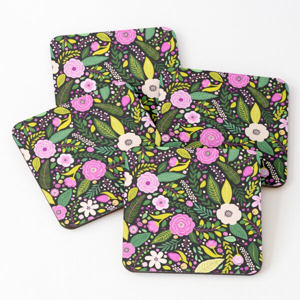 Item preview, Pink Florals Pattern designed and sold by CowboyRaija.