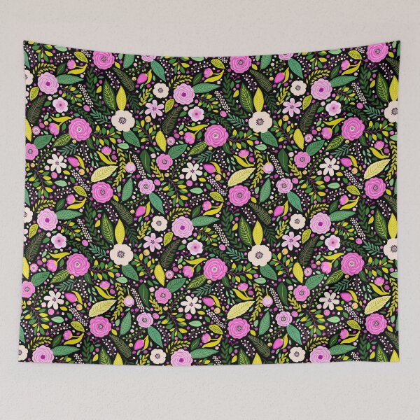 Item preview, Pink Florals Pattern designed and sold by CowboyRaija.