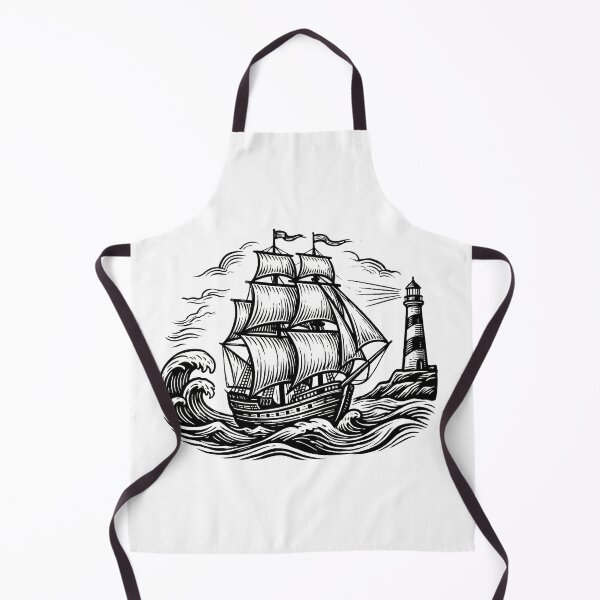 Item preview, Ship and Lighthouse in Storm designed and sold by ISPEKART.
