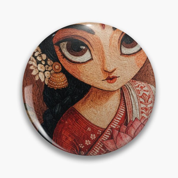 Item preview, Girl with Lotus Flower designed and sold by daxerovil.