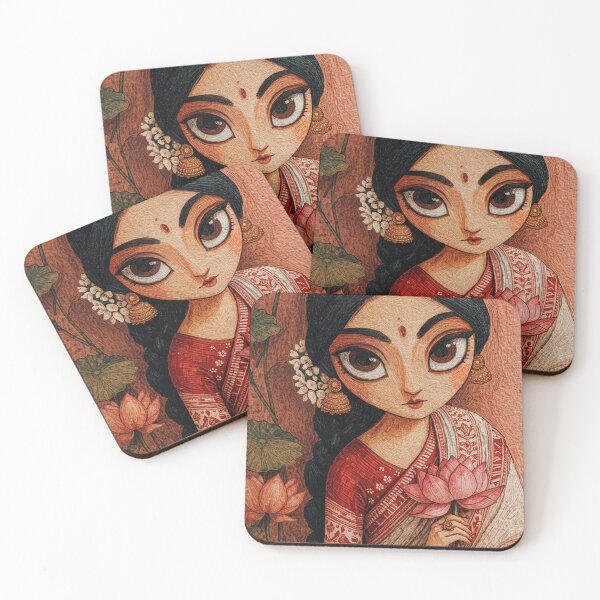 Item preview, Girl with Lotus Flower designed and sold by daxerovil.