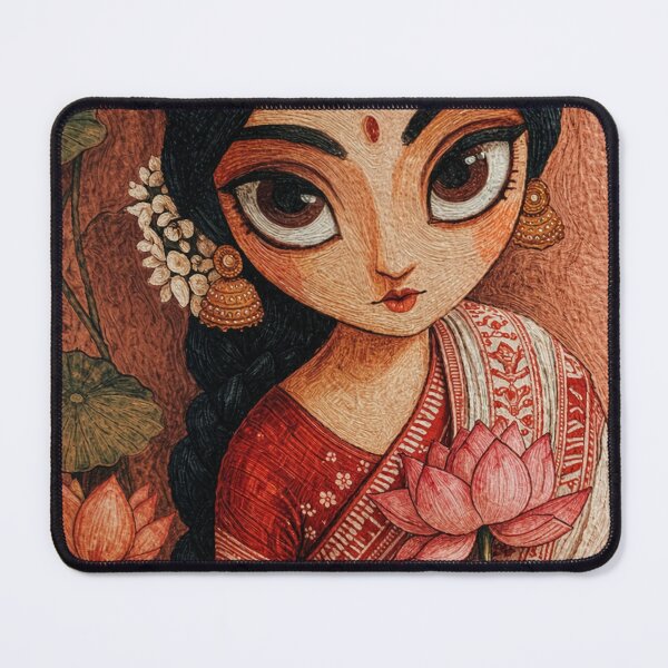 Item preview, Girl with Lotus Flower designed and sold by daxerovil.