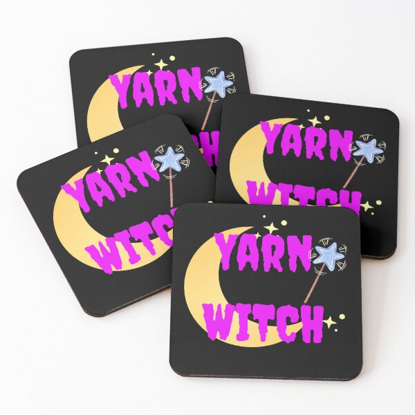 Item preview, Yarn Witch - Witchy Kniting Neon Purple Design designed and sold by ArtyWares.