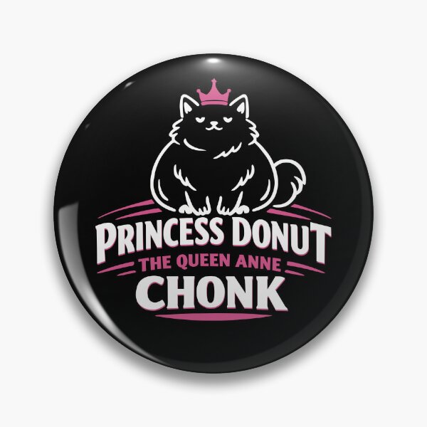 Item preview, Princess donut the Queen Anne chonk designed and sold by ChunkByChunk.