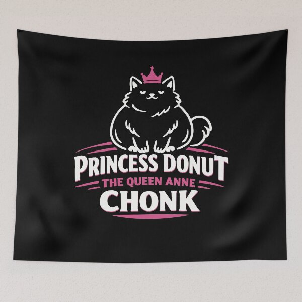Item preview, Princess donut the Queen Anne chonk designed and sold by ChunkByChunk.