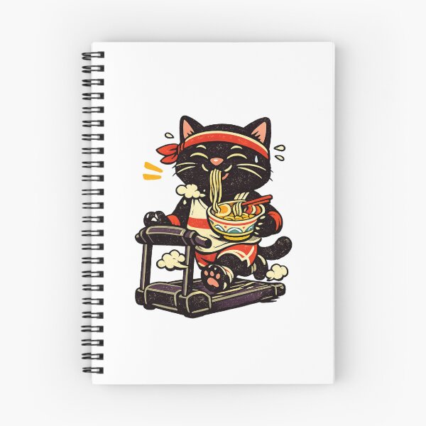 Item preview, Ramen Cat – Running Snack designed and sold by LuveraxArt.