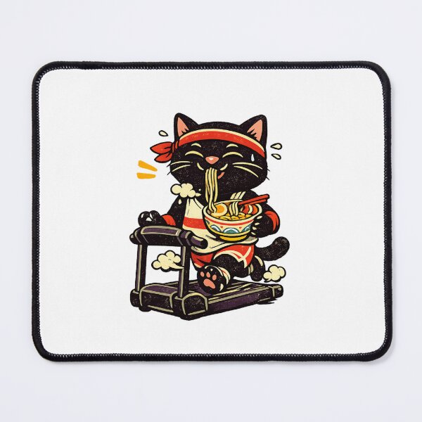 Item preview, Ramen Cat – Running Snack designed and sold by LuveraxArt.