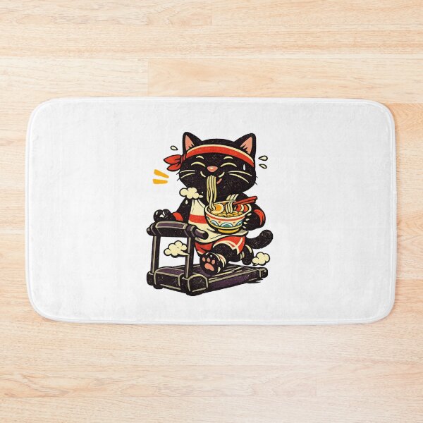 Item preview, Ramen Cat – Running Snack designed and sold by LuveraxArt.