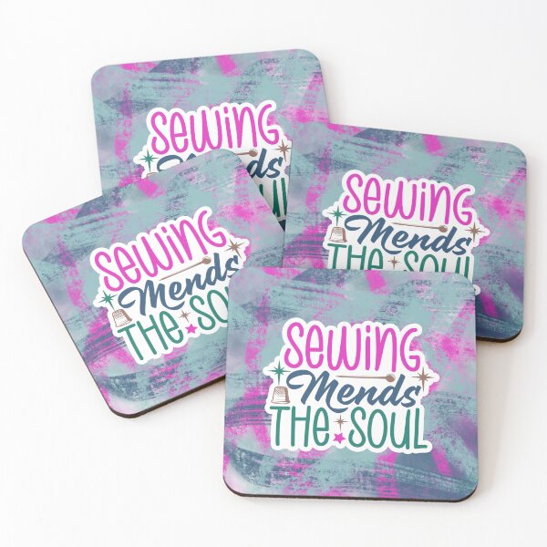 Item preview, Sewing Mends the Soul abstract  designed and sold by LinaVP.