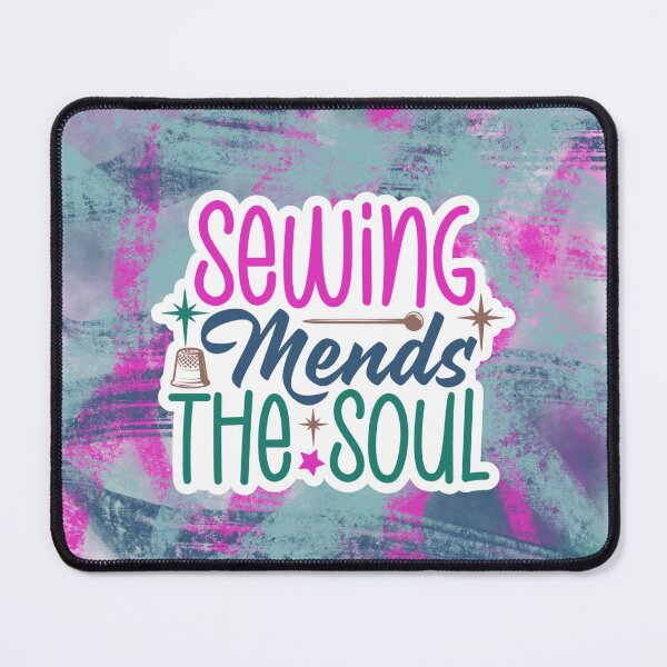 Item preview, Sewing Mends the Soul abstract designed and sold by LinaVP.