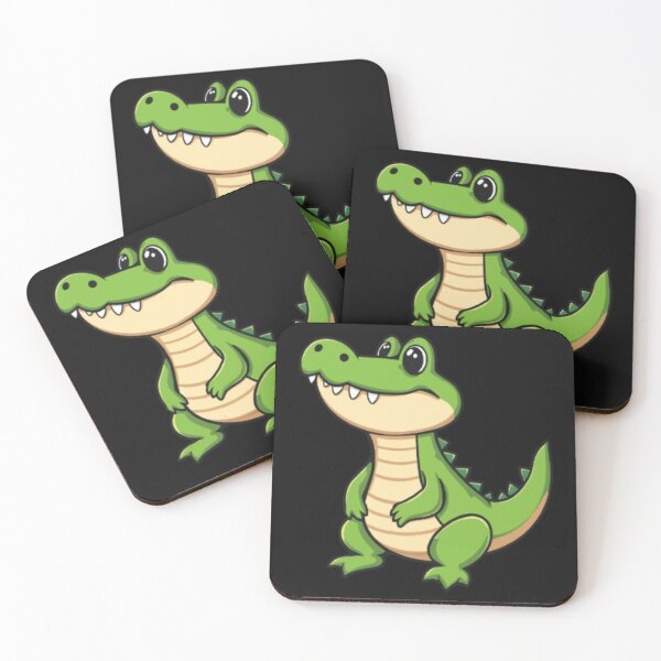 Artikelvorschau, Niedliches Babykrokodil, Kawaii, Geschenk für Reptilienliebhaber, lustiges Alligator-Geschenk entworfen und verkauft von SOLIORA ATELIER.