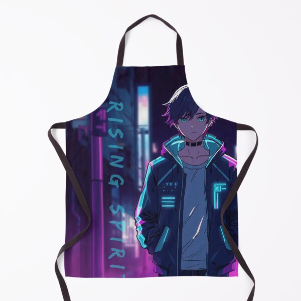 Item preview, Rising Spirit Cyberpunk | Anime Neon City Character  designed and sold by Animepopstudio.