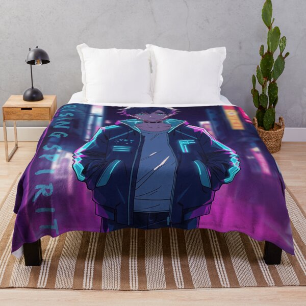 Item preview, Rising Spirit Cyberpunk | Anime Neon City Character  designed and sold by Animepopstudio.