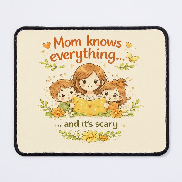 Item preview, Mom Knows Everything Funny Quote – Scary Mom Humor | Cute Mother’s Day Gift Idea designed and sold by warlistop.