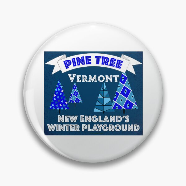 Item preview, Pine Tree Vermont Blue designed and sold by Normbot2000.