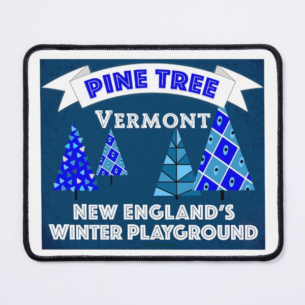 Item preview, Pine Tree Vermont Blue designed and sold by Normbot2000.