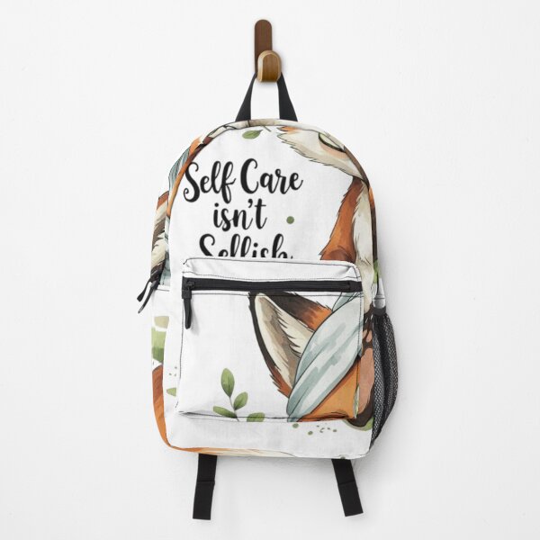Item preview, Self Care Isnt Selfish Cute Fox Mental Health Watercolor designed and sold by AQUILAKREO.