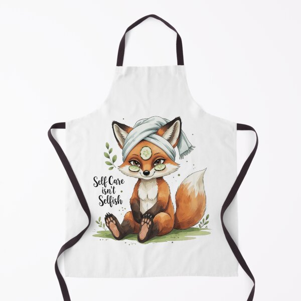 Item preview, Self Care Isnt Selfish Cute Fox Mental Health Watercolor designed and sold by AQUILAKREO.