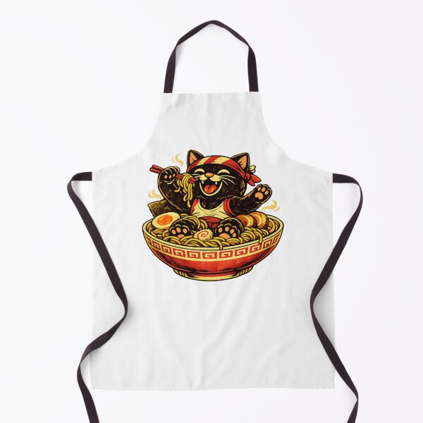 Item preview, Ramen Cat – Bowl Dive designed and sold by LuveraxArt.