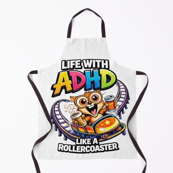 Item preview, Life With ADHD Like a Rollercoaster Shirt – Funny ADHD T-Shirt, Neurodivergent Humor, ADHD Meme Tee, Gift for ADHD designed and sold by Anders7100.