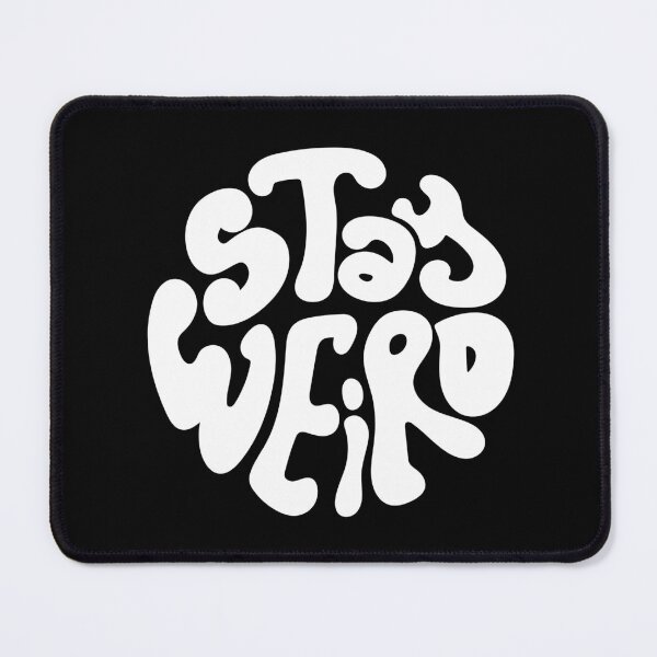 Item preview, Stay Weird Retro Groovy Typography Funny Quirky Quote Design designed and sold by The-Tee-Box.