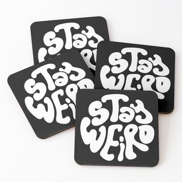 Item preview, Stay Weird Retro Groovy Typography Funny Quirky Quote Design designed and sold by The-Tee-Box.