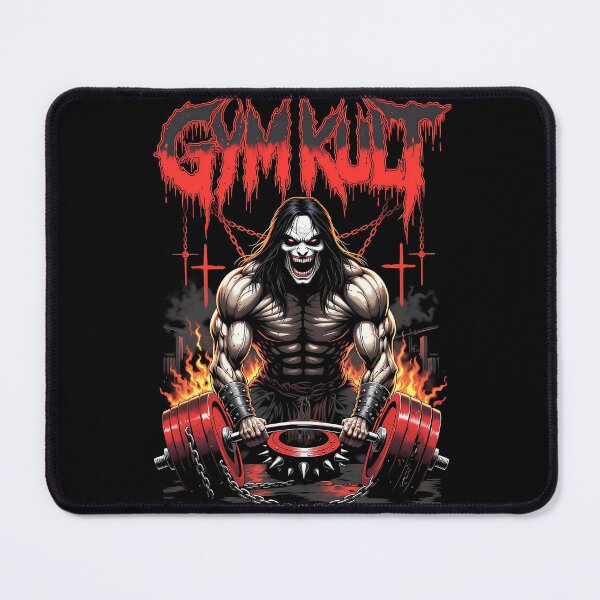 Item preview, Gym Kult Demon Bodybuilder Metal Fitness Heavy Lifting designed and sold by MorbidDreams.
