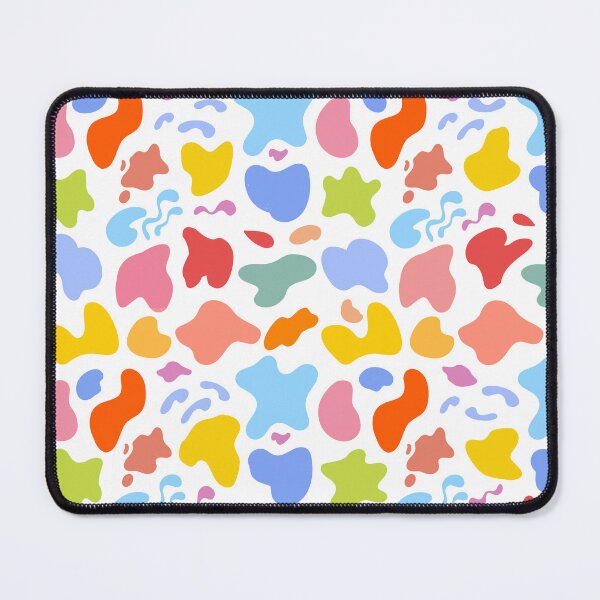 Item preview, Colorful Organic Shapes Pattern - Modern Danish Pastel Abstract Art. designed and sold by KojourinArt.