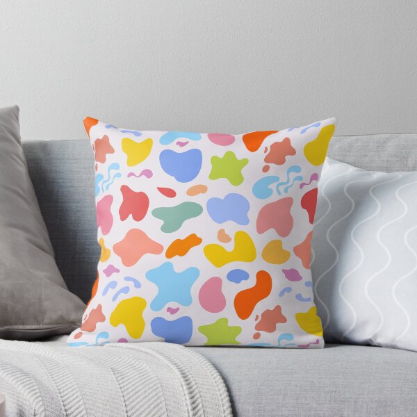 Item preview, Colorful Organic Shapes Pattern - Modern Danish Pastel Abstract Art. designed and sold by KojourinArt.