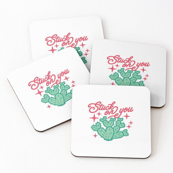 Item preview, Stuck on You | Cute Cactus Heart Retro Graphic designed and sold by HBDStudio.