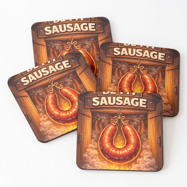 Item preview, Be My Sausage – Funny BBQ Smokehouse Love Design designed and sold by Karszul.