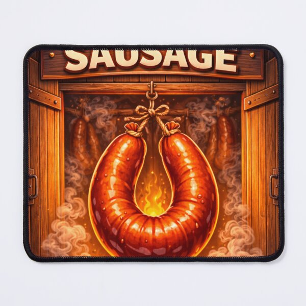 Item preview, Be My Sausage – Funny BBQ Smokehouse Love Design designed and sold by Karszul.