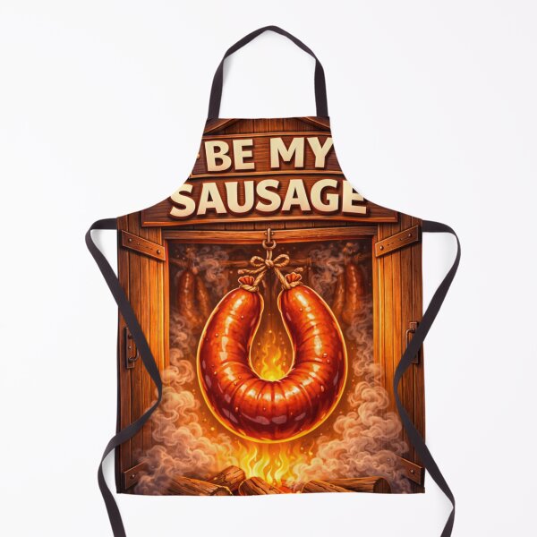 Item preview, Be My Sausage – Funny BBQ Smokehouse Love Design designed and sold by Karszul.
