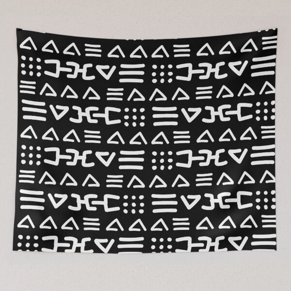Item preview, Authentic Bogolan Pattern - Tribal Art of Mali designed and sold by Wolagno.