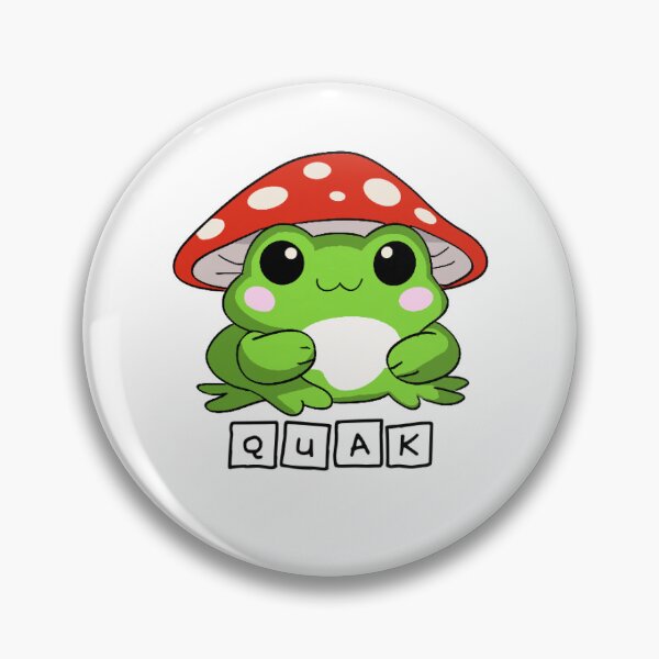 Item preview, Frog with mushroom designed and sold by klebtgut.