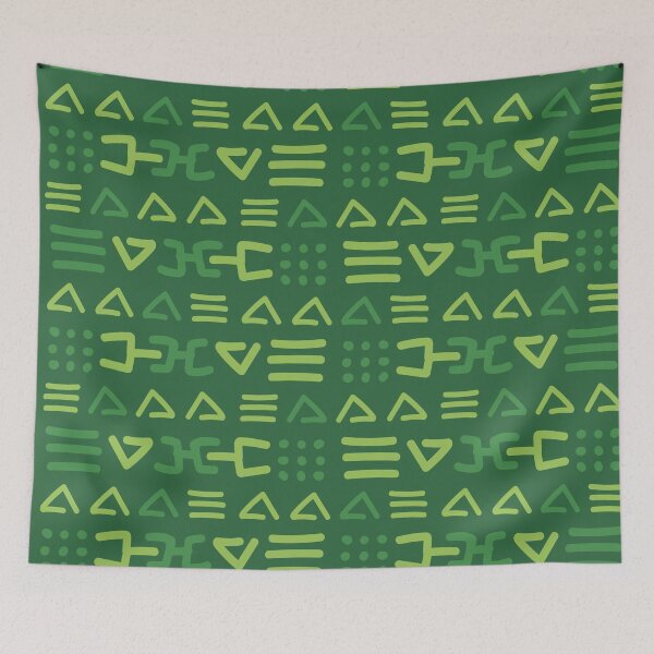 Item preview, Authentic Bogolan Pattern - Tribal Art of Mali designed and sold by Wolagno.