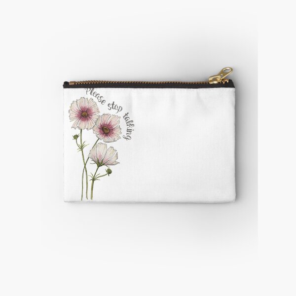 Item preview, Please Stop Talking Pink Watercolor Flowers  designed and sold by NaughtyFlorals.